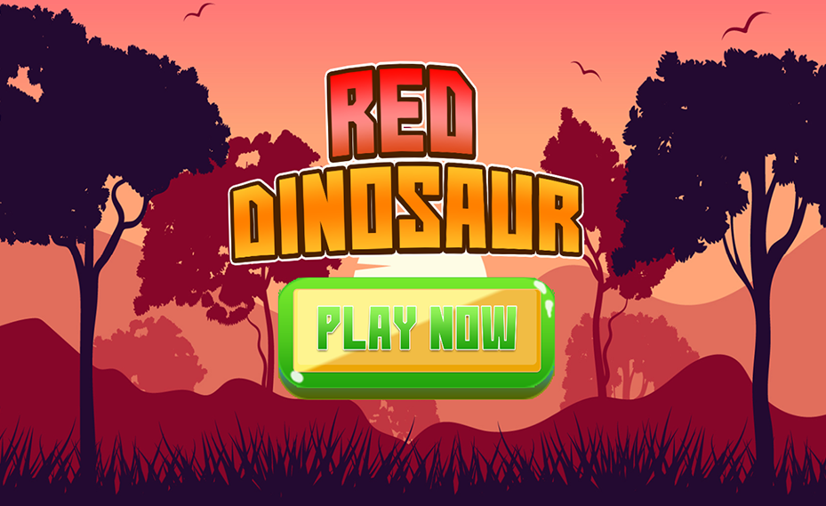 Hit The Red Dinosaur Game Ekran Görüntüsü 0