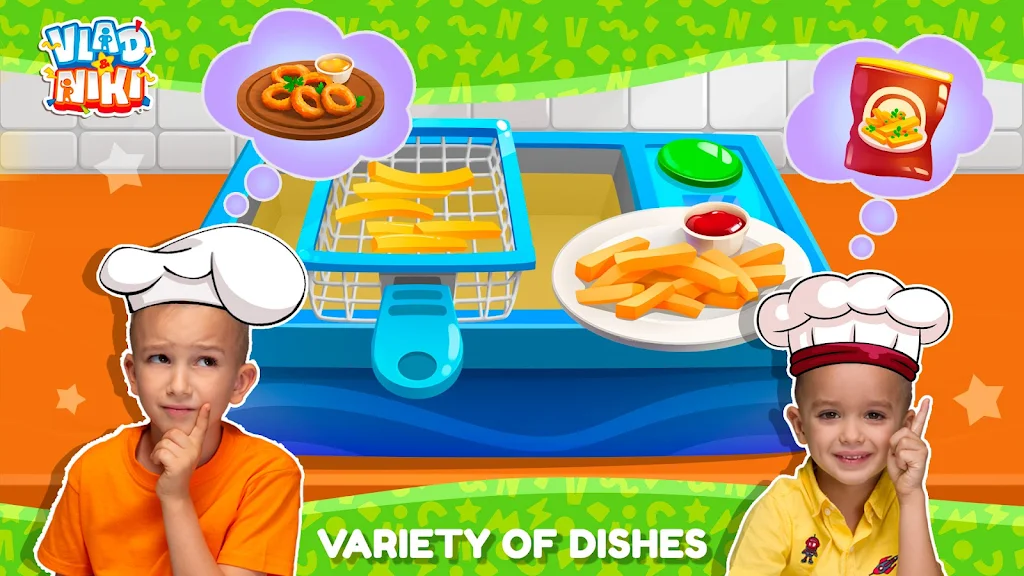 Vlad and Niki: Kids Cafe স্ক্রিনশট 0