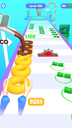 Donut Stack: Donut Maker Games ภาพหน้าจอ 1