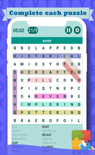 Schermata Classic Word Search Puzzle 1