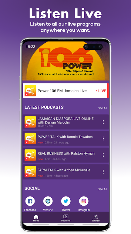 Power 106 FM Jamaica Screenshot 0