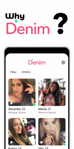Denim - premium dating app Captura de pantalla 0