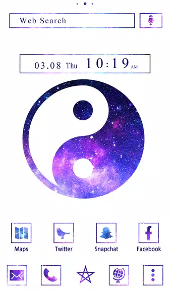 Galaxy Yin-yang Theme應用截圖第0張