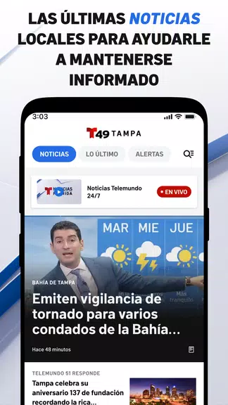 Telemundo 49: Tampa Noticias स्क्रीनशॉट 0