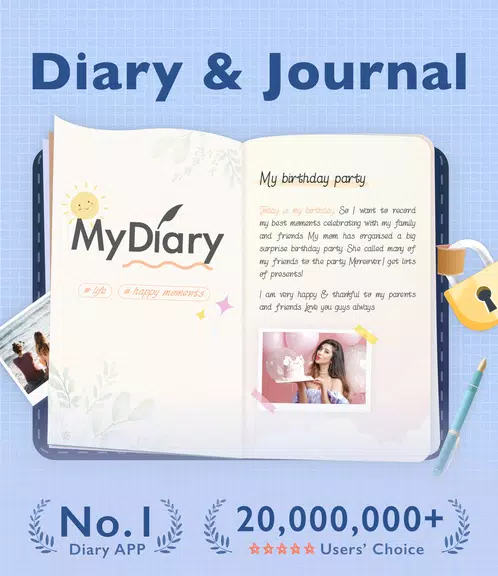 My Diary - Daily Diary Journal スクリーンショット 0