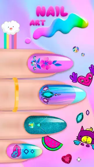 Girls Nail Salon Game:Nail Art Zrzut ekranu 2