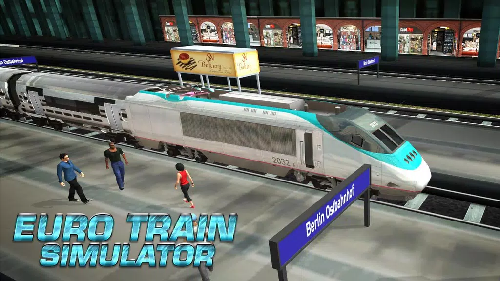 Euro Bullet Train Simulator ဖန်သားပြင်ဓာတ်ပုံ 0