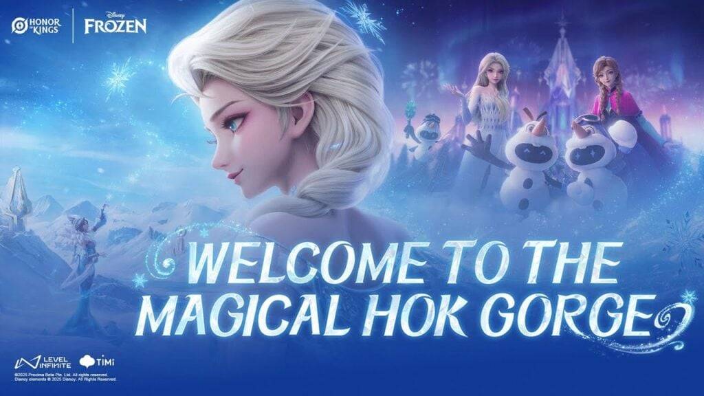 Honor of Kings และ Disney Frozen: Enchanting Crossover ที่ HOK Gorge