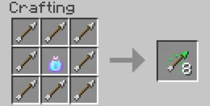 crafting enhanced arrow