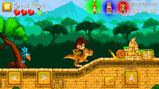 Super Warrior Dino Adventures Captura de pantalla 2