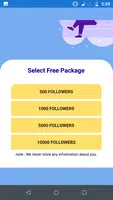 TikBooster - Get Fans Followers & Likes by Hashtag स्क्रीनशॉट 2