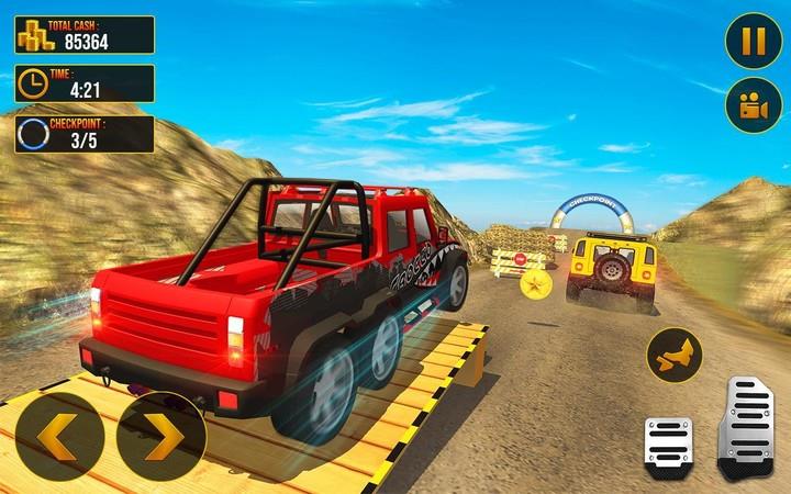 Uphill Jeep Driving Simulator Screenshot 1