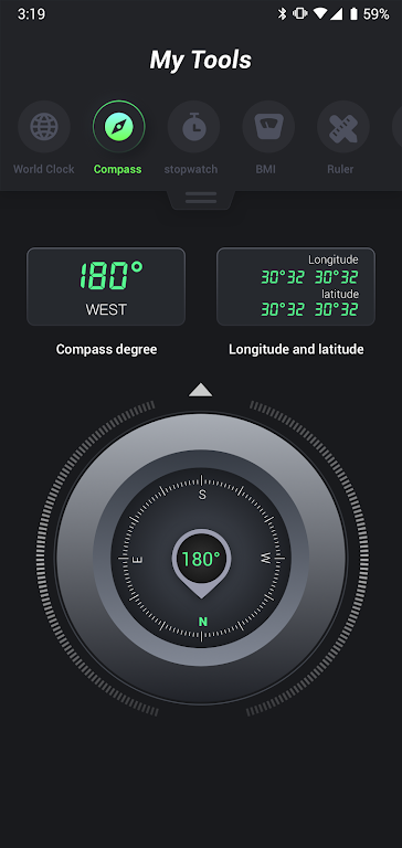 My Tool - Compass, Timer & VPN Tangkapan skrin 2