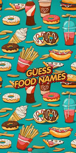 Guess food games Ekran Görüntüsü 0