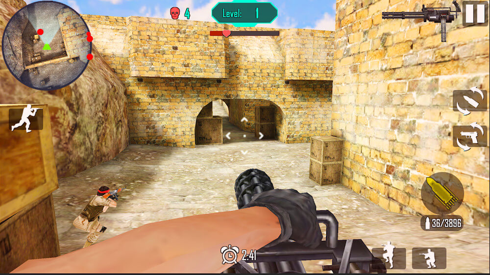 Gun Shoot War: Dead Ops Mod Tangkapan skrin 0