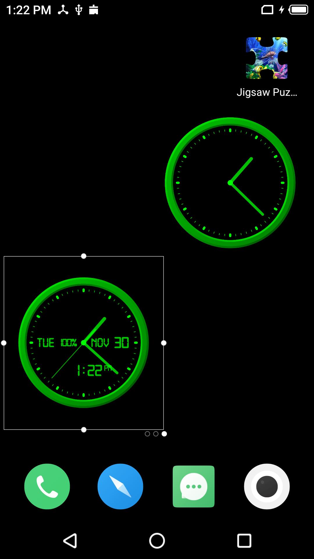 Analog Clock-7 Mobile Tangkapan skrin 3