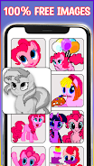 Pony Pixel Art Coloring Book Screenshot 0