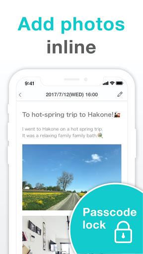 Simple Diary - journal w/ lock Screenshot 1
