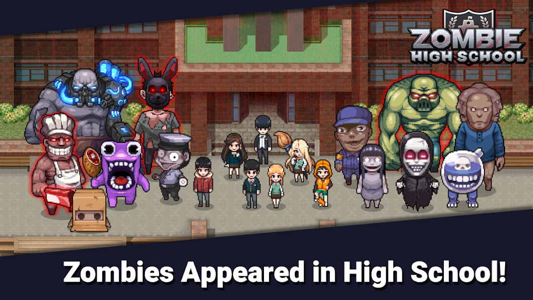 Zombie High School Mod ဖန်သားပြင်ဓာတ်ပုံ 0