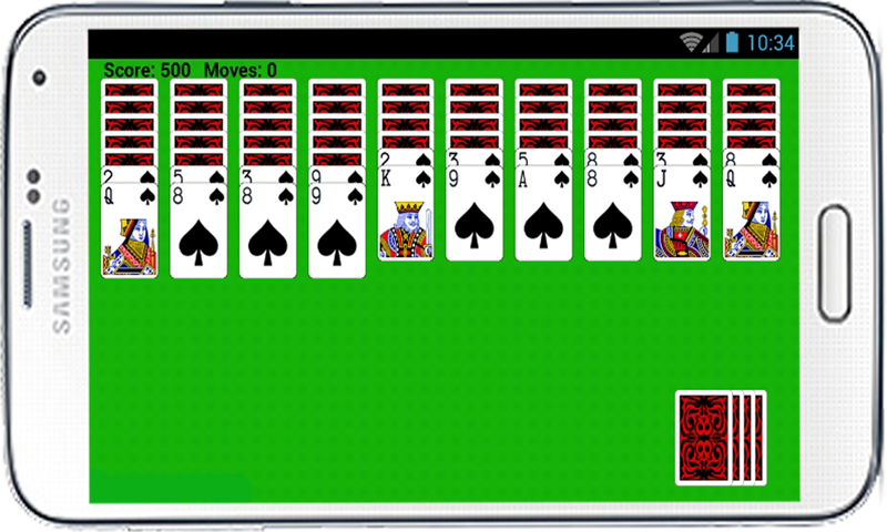 Spider Solitaire Free Game HD ဖန်သားပြင်ဓာတ်ပုံ 1