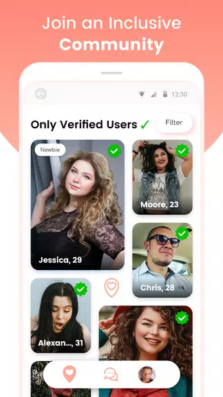 Curvy Singles Dating ဖန်သားပြင်ဓာတ်ပုံ 1