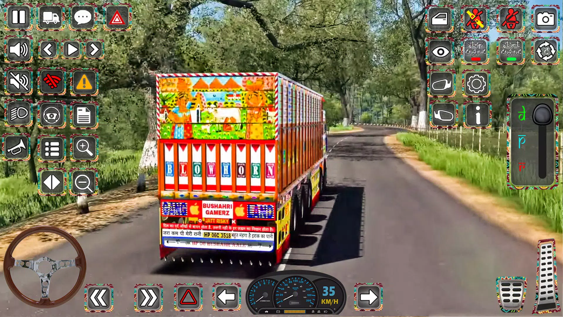 Indian Truck Driver Simulator應用截圖第2張