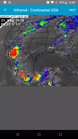 Simple Satellite Weather Loops ภาพหน้าจอ 2