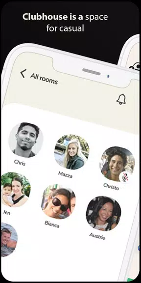 Clubhouse Drop-in audio chat android Guide स्क्रीनशॉट 1