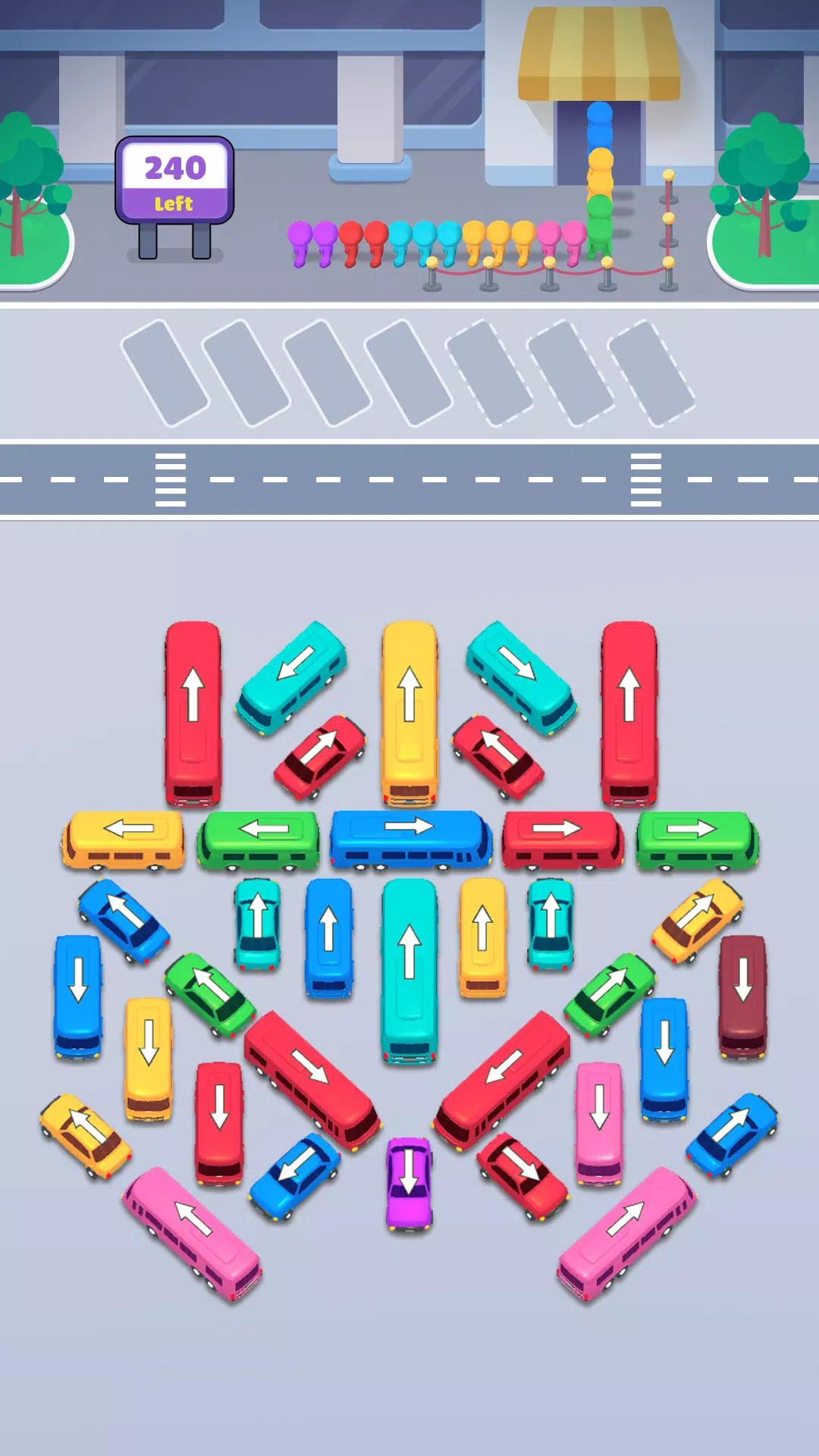 Bus Parking: Car Jam Schermafbeelding 0