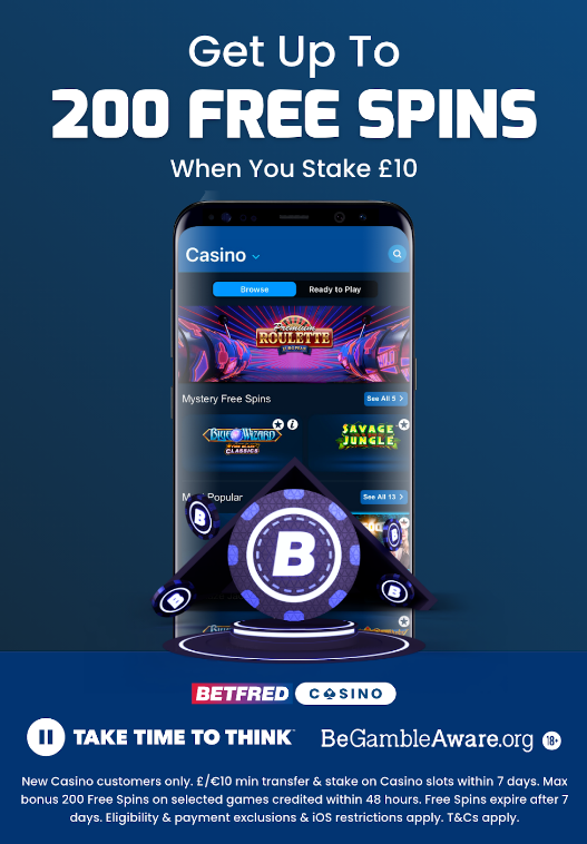 Betfred Sports Casino Games Скриншот 1