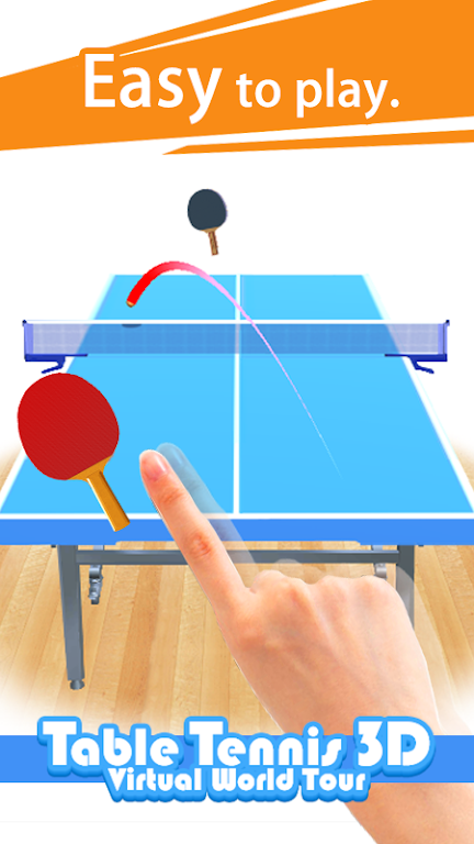 Table Tennis 3D Ping Pong Game Captura de tela 2