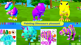 Dinosaur Coloring 3D - AR Cam स्क्रीनशॉट 3