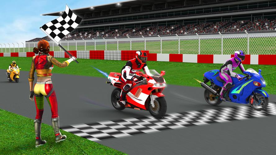 Bike Racing Games-Bike Race 3D ဖန်သားပြင်ဓာတ်ပုံ 1