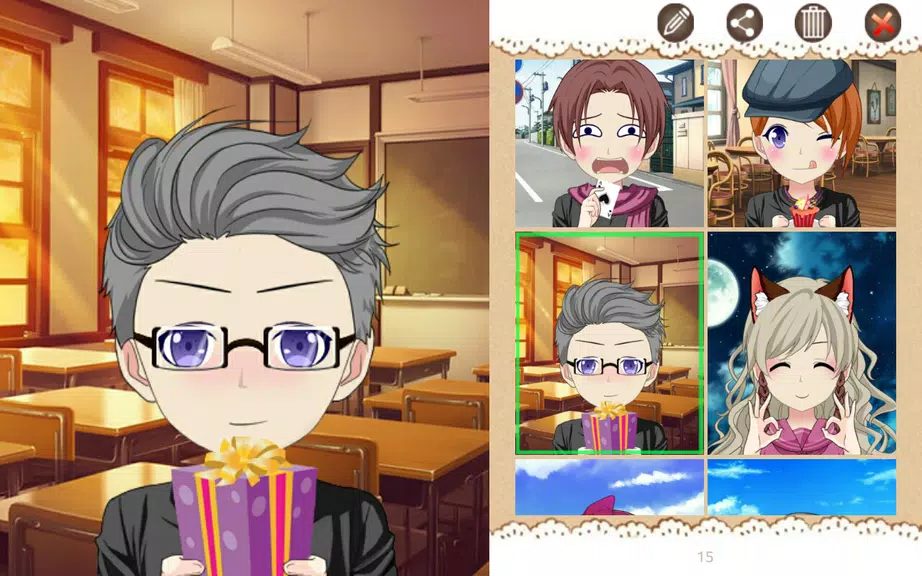Anime Avatar Studio Tangkapan skrin 2