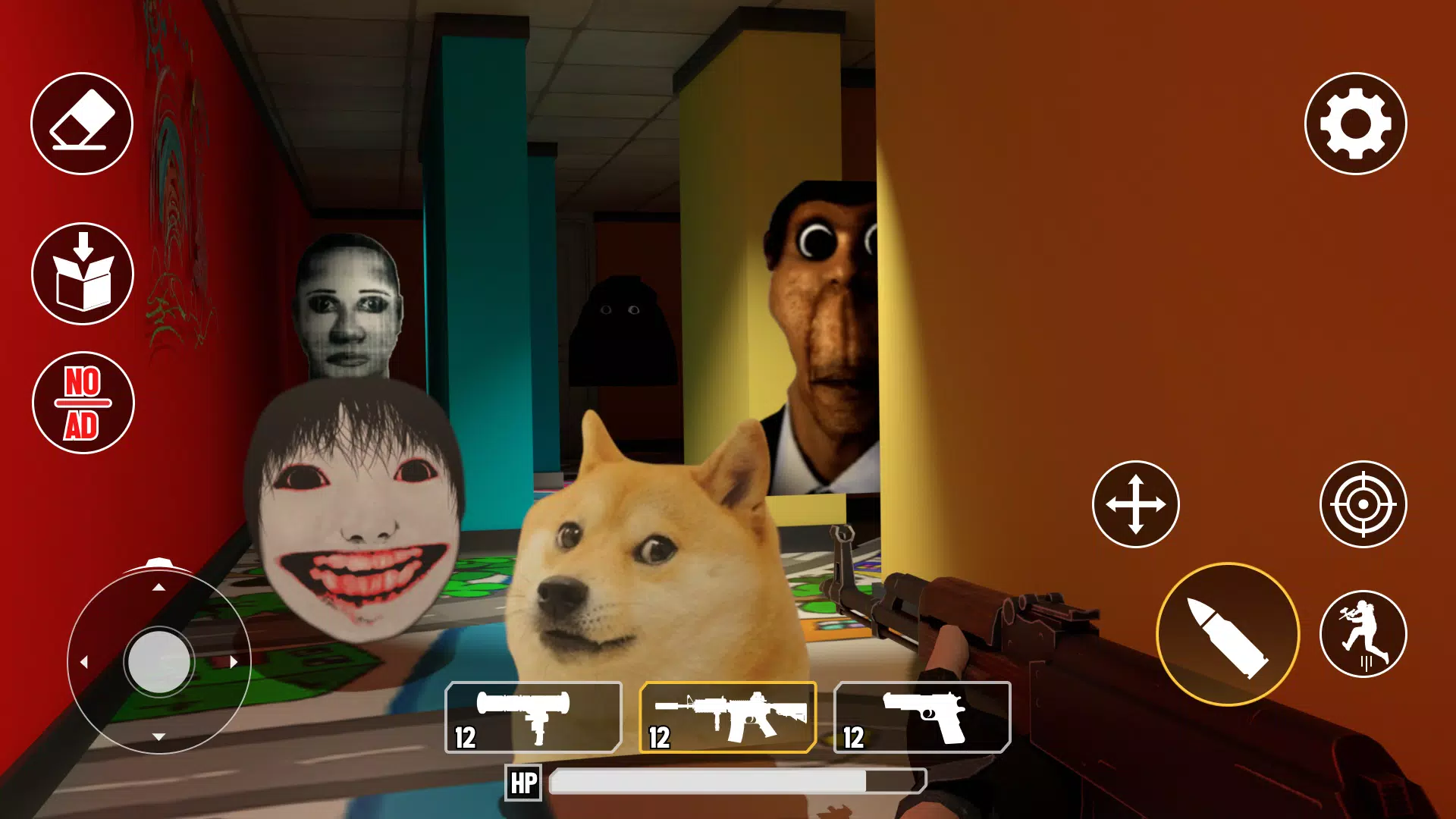 Shooter Nextbots: Sandbox Mod Ekran Görüntüsü 1
