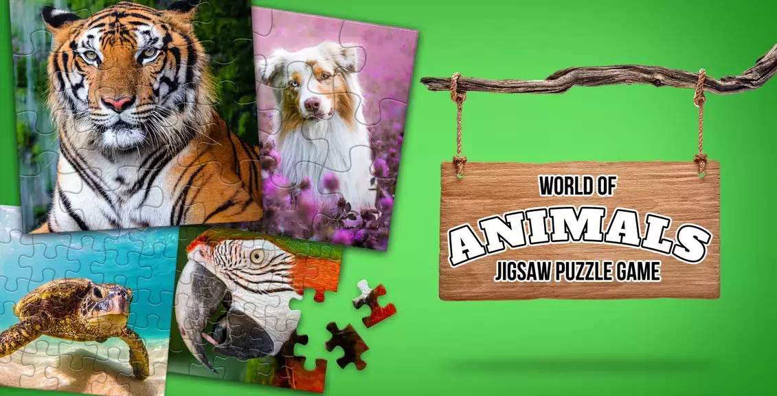 Animal puzzle games offline ဖန်သားပြင်ဓာတ်ပုံ 0