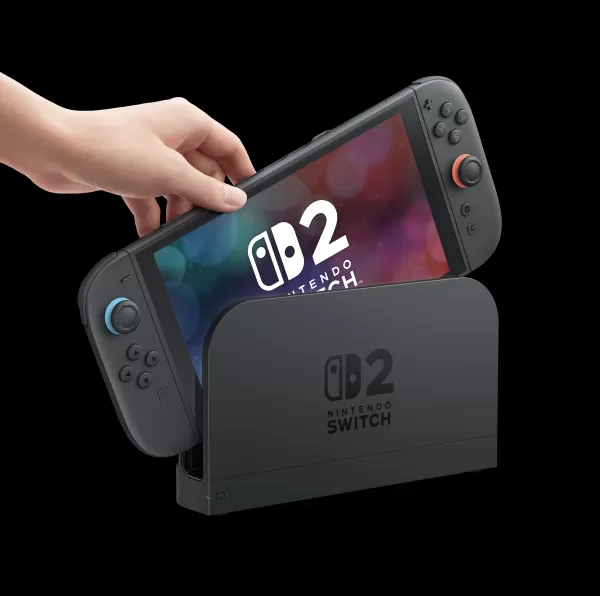 Nintendo Switch 2-コントローラーのクローズアップ