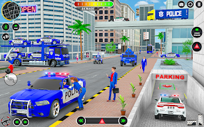 Police Cargo Transport Games Скриншот 3