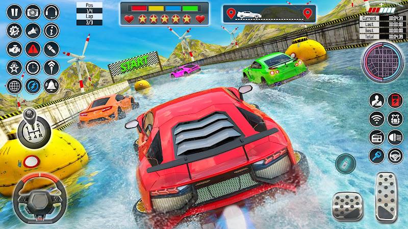 Water Car Racing 3d: Car Games Ekran Görüntüsü 1