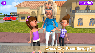 Super Granny Happy Family Game Screenshot 2