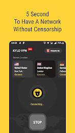 Kylo Vpn - Fast & Safe Capture d'écran 2