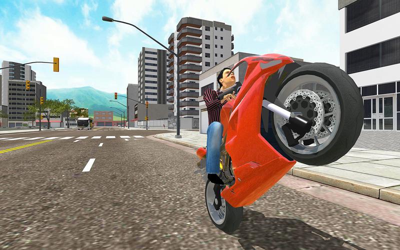 Motorbike Rush Drive Simulator Скриншот 2