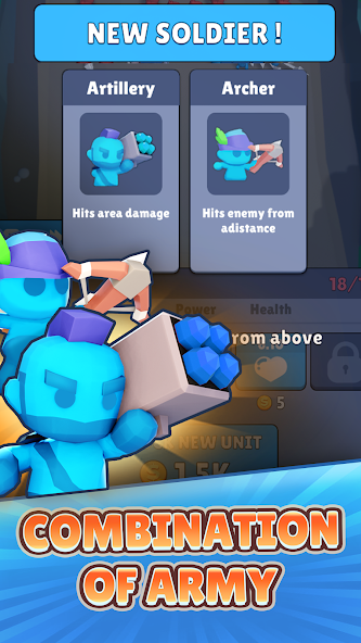 Schermata Army Clash Mod 1