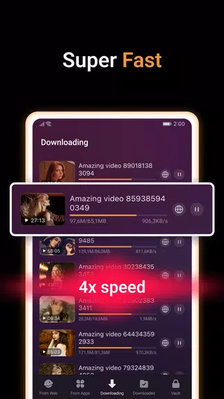 X Video Downloader & Player应用截图第3张
