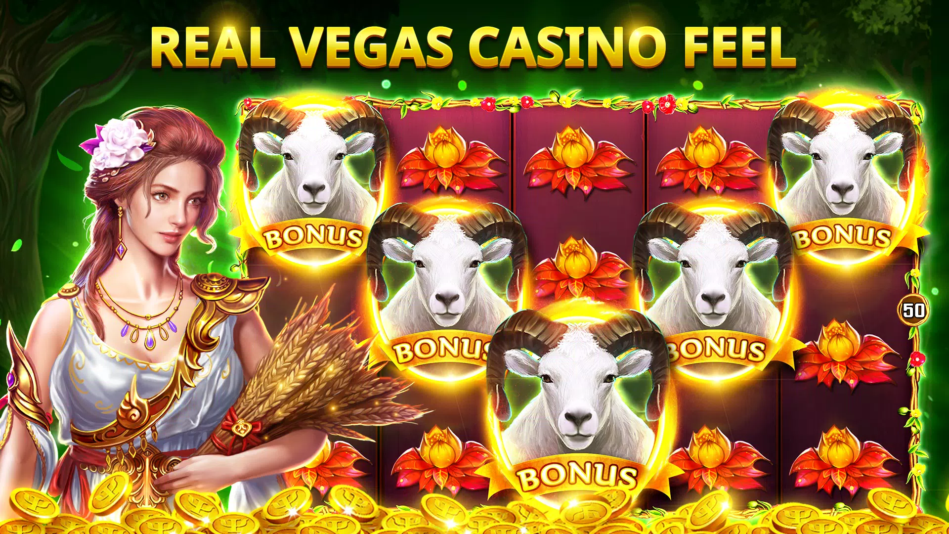 slots Myth - Slot Machines MOD Скриншот 1