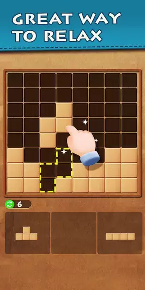 Wood Block Puzzle Classic Game Schermafbeelding 1