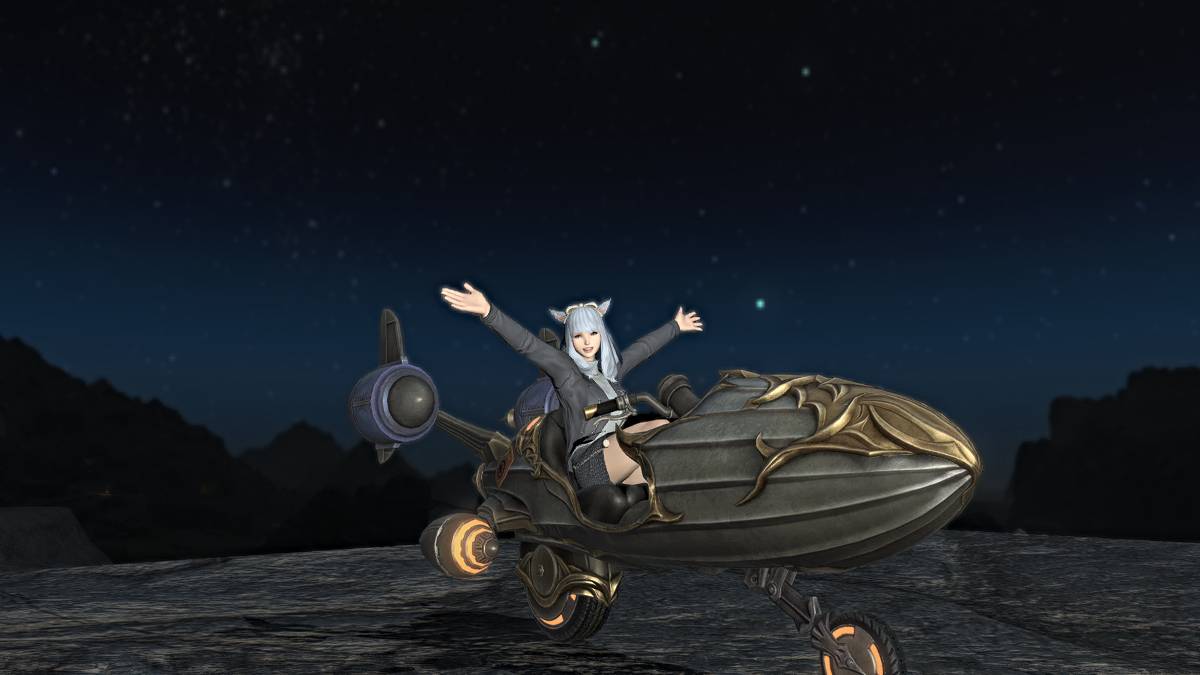 Falcon Mount w Final Fantasy XIV