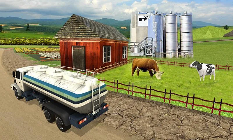 Cow farm milk factory farming Captura de pantalla 1