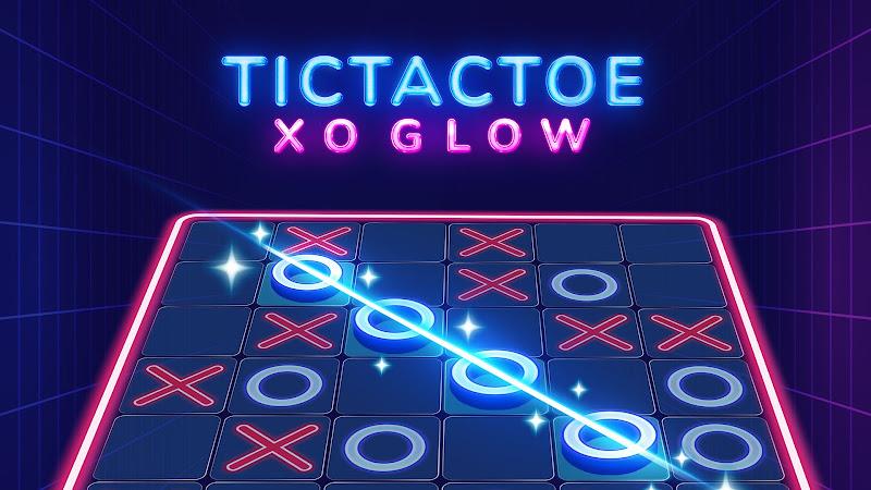 Tic Tac Toe - XO Glow Tangkapan skrin 0