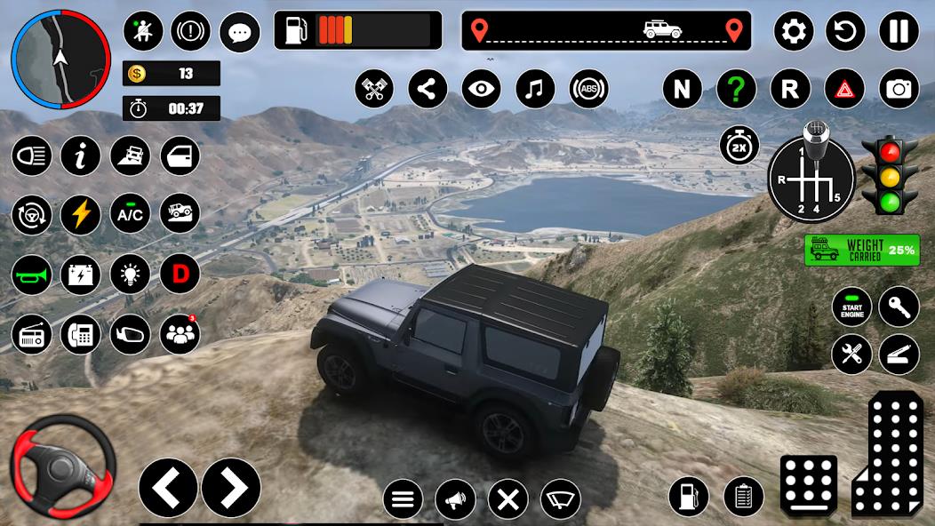 Offroad Jeep Driving & Parking Mod应用截图第2张